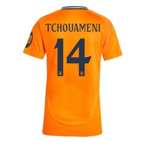 Real Madrid Aurelien Tchouameni #14 Gostujuci Dres za Ženska 2024-25 Kratak Rukav